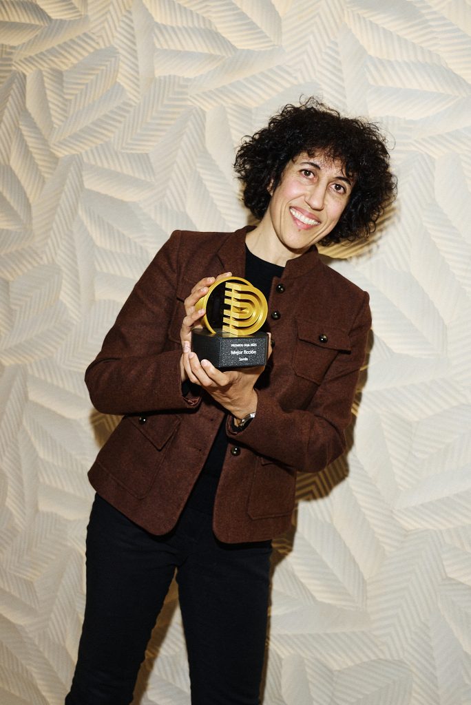 El premio a ‘Mejor ficción’ fue para la película ‘Sorda’ con su productora Nuria Muñoz al frente.
