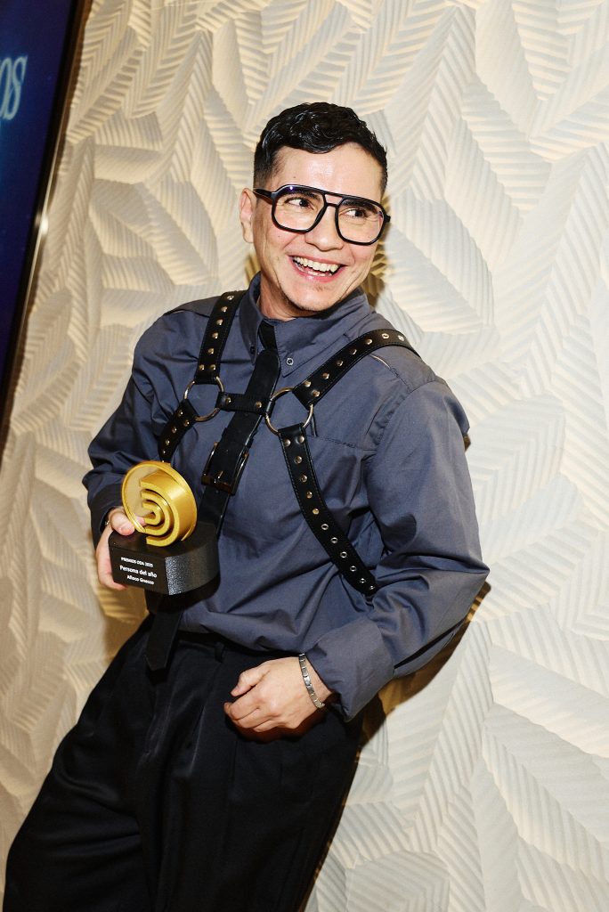 Afioco Gnecco, ganador del premio 'Persona del año'.